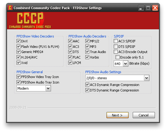 CCCP Install
