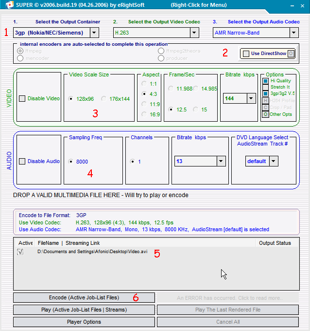 Old Mobiles Settings