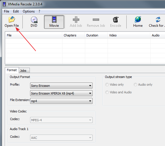 converter filme mkv codec de áudio